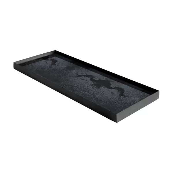 Best Sale Ethnicraft Plateau En Miroir Charcoal - Noir