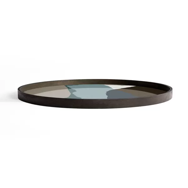 Flash Sale Ethnicraft Plateau En Verre - Slate Wabi Sabi - O 92 Cm