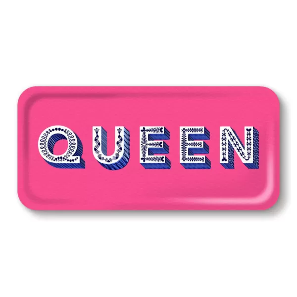 Clearance Sélectionné par Fleux Plateau Queen - 32 X 15 Cm - Bright Pink