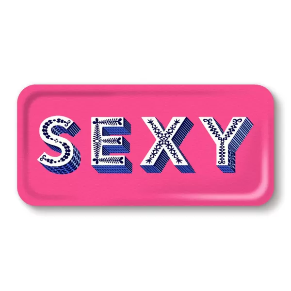 Shop Sélectionné par Fleux Plateau Sexy - 32 X 15 Cm - Bright Pink