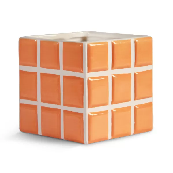 Flash Sale &klevering Pot Tile Orange