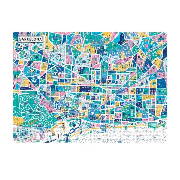 Online Image Republic Puzzle Barcelone - Antoine Corbineau - 1000 Pieces