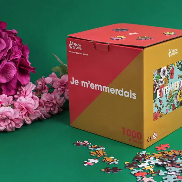 Online Piece & Love Puzzle Je M'Emmerdais - 1000 Pieces