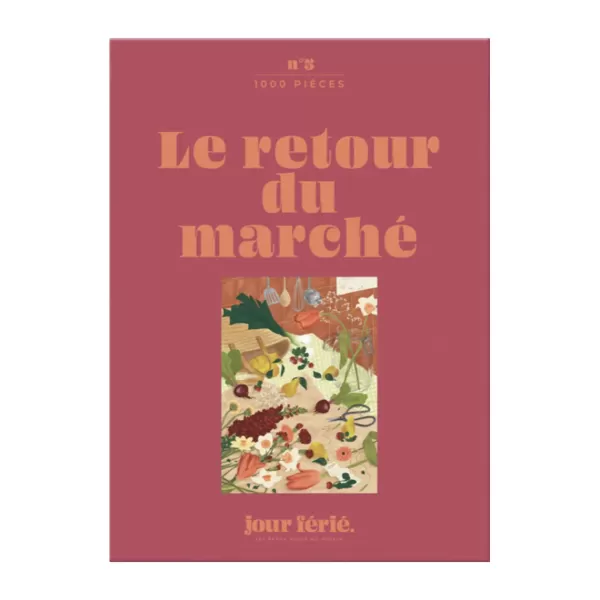 Fashion Jour Férié Puzzle Le Retour Du Marche - 1000 Pieces