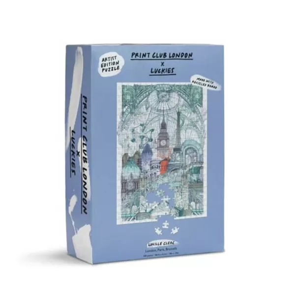 New Sélectionné par Fleux Puzzle London Paris Brussels - Lucille Clerc - 500 Pieces