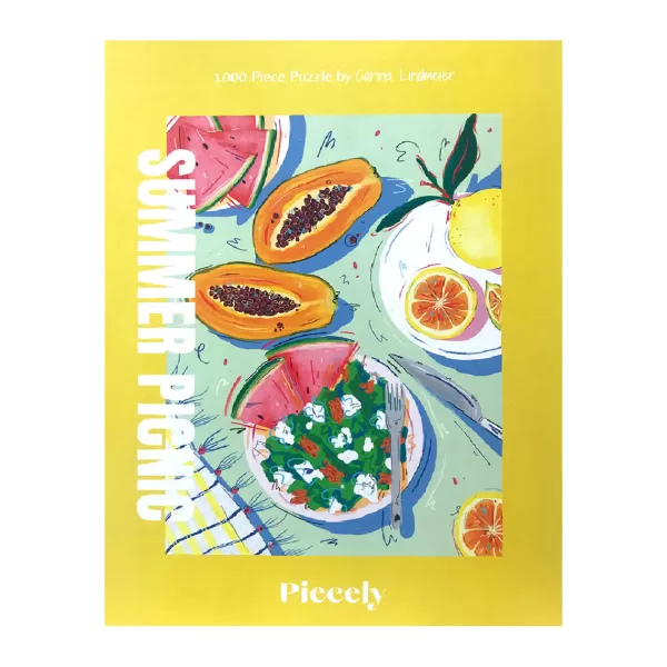 Store Piecely Puzzle Summer Picnic By Carina Lindmeier - 1000 Pieces