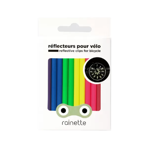 Discount Rainette Reflecteurs Pour Rayons De Velo - Fluo