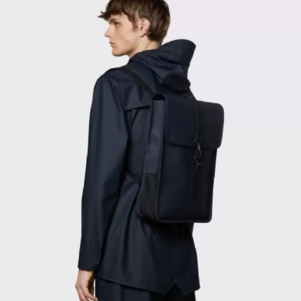 Outlet Rains Sac A Dos Backpack Mini - Navy