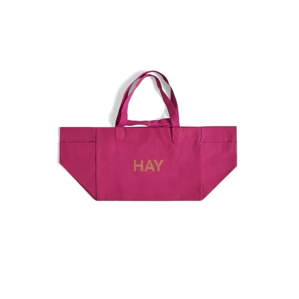 Cheap Hay Sac Weekend En Coton Recycle - Fuchsia