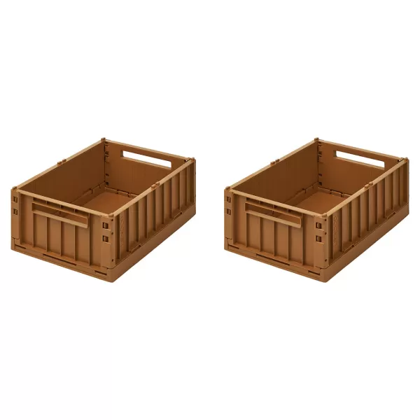 Flash Sale Liewood Set De 2 Caisses Weston M - Golden Caramel