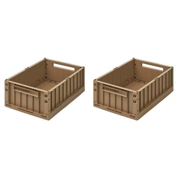 Outlet Liewood Set De 2 Caisses Weston M - Oat