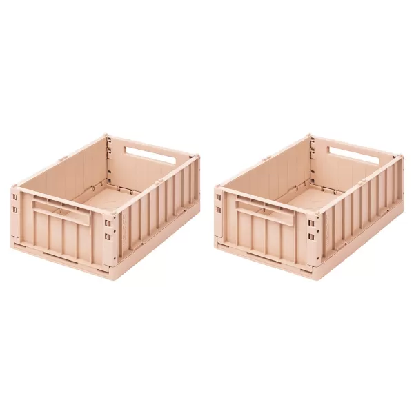 Clearance Liewood Set De 2 Caisses Weston M - Rose