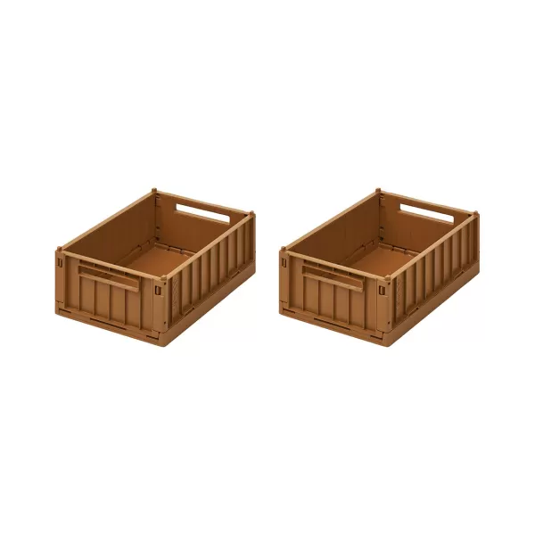 Clearance Liewood Set De 2 Caisses Weston S - Golden Caramel