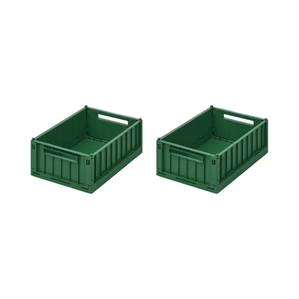 Best Sale Liewood Set De 2 Caisses Weston S - Vert Jardin