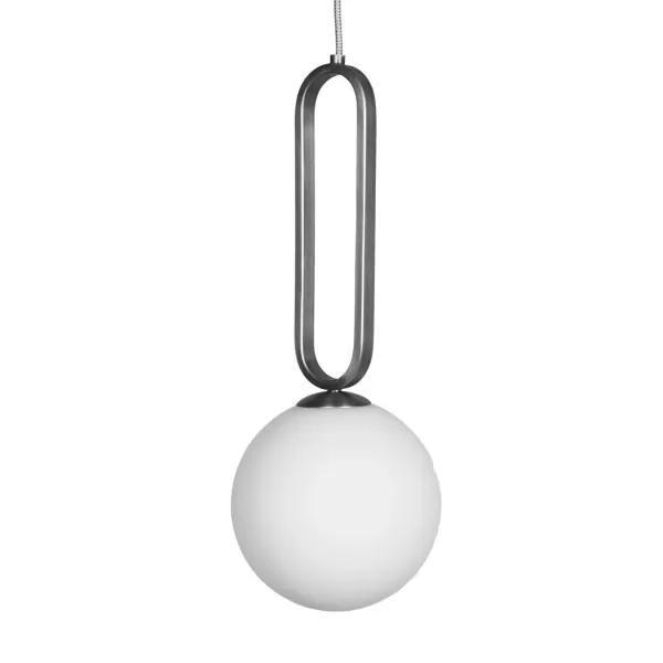 Best ENOstudio Suspension Cime Argent Globe 20 Cm