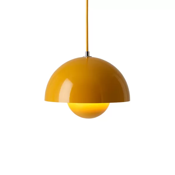 Online And Tradition Suspension Flowerpot Vp1 By Verner Panton - Jaune