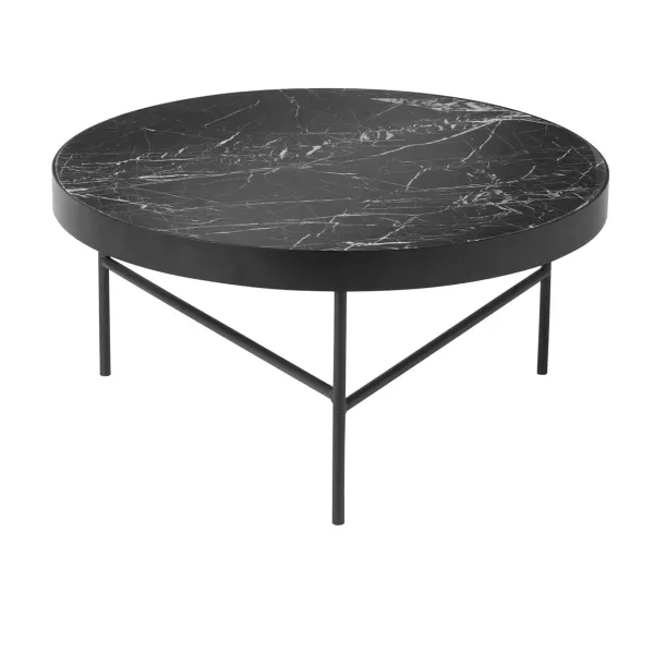 Flash Sale Ferm Living Table Basse En Marbre - Noir