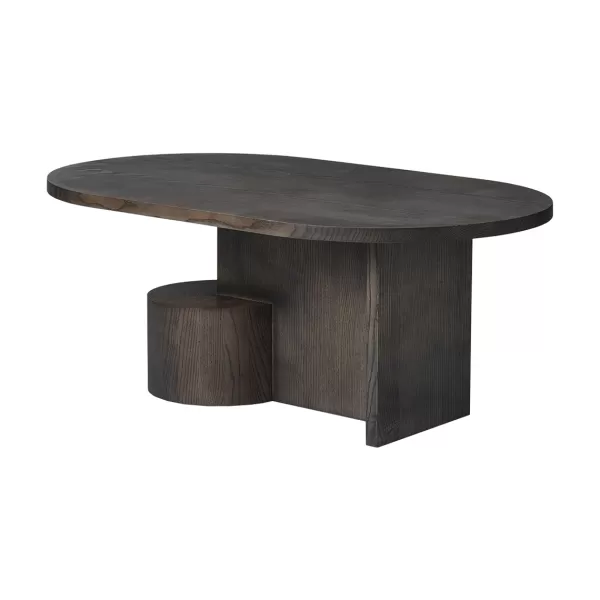 New Ferm Living Table Basse Insert - Noir / Ash