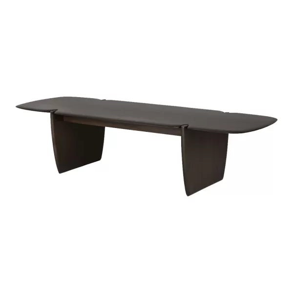 New Ethnicraft Table Basse Polished Imperfect En Acajou - Marron