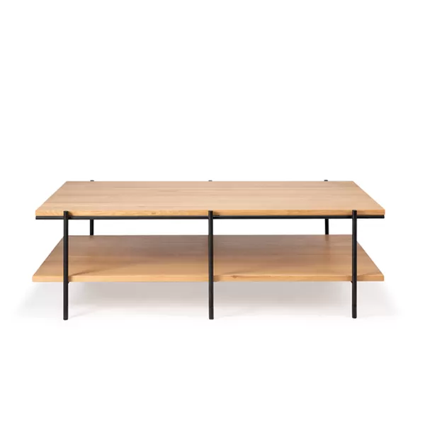 Clearance Ethnicraft Table Basse Rise En Chene - L 120 Cm