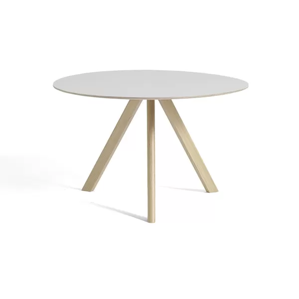 Hot Hay Table Cph20 Ronde Chene Huile Mat & Linoleum - Creme