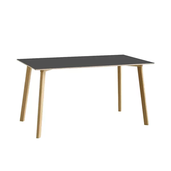 Shop Hay Table Cph Deux 210 Chene Mat Laque - Gris Stone