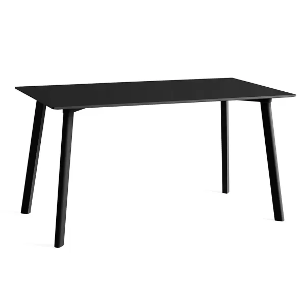 Shop Hay Table Cph Deux 210 Noir & Pieds Hetre - Noir