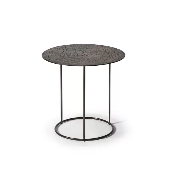 Flash Sale Ethnicraft Table D'Appoint Celeste - Lava - Whisky - O 47 Cm