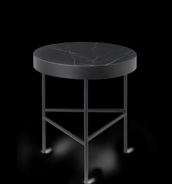 Best Ferm Living Table D'Appoint Marbre M - Noir Marquina