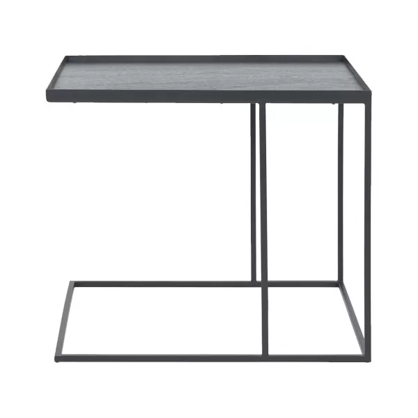 Fashion Ethnicraft Table D'Appoint Square En Metal - Noir