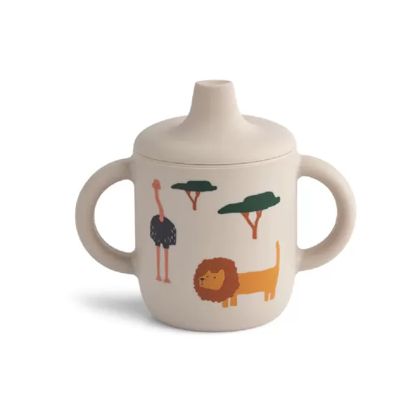 Shop Liewood Tasse D'Apprentissage Neil - Safari Sandy Mix