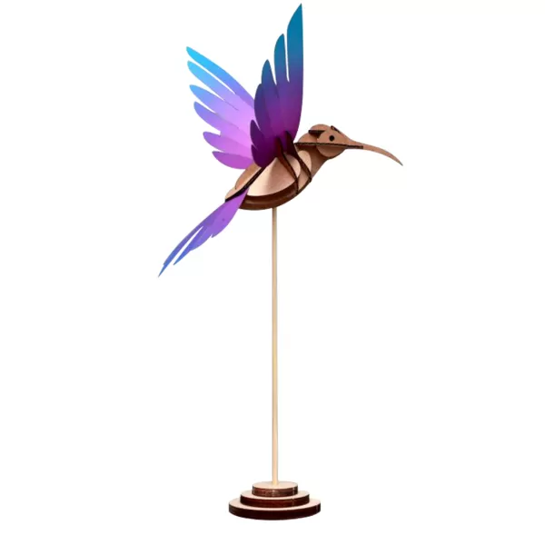 Discount Assembli Trophee Origami Colibri Violet & Bleu