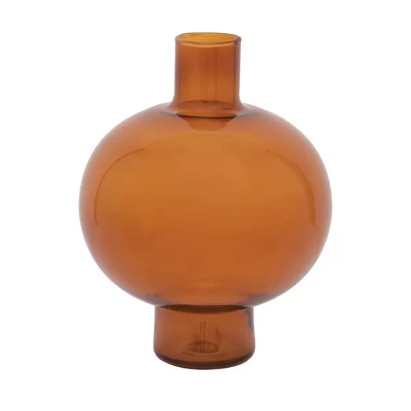 Online Sélectionné par Fleux Vase En Verre Recycle Rond Orange