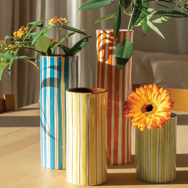 Outlet &klevering Vase Ray - Jaune