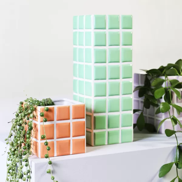 Cheap &klevering Vase Tile En Dolomie Vert