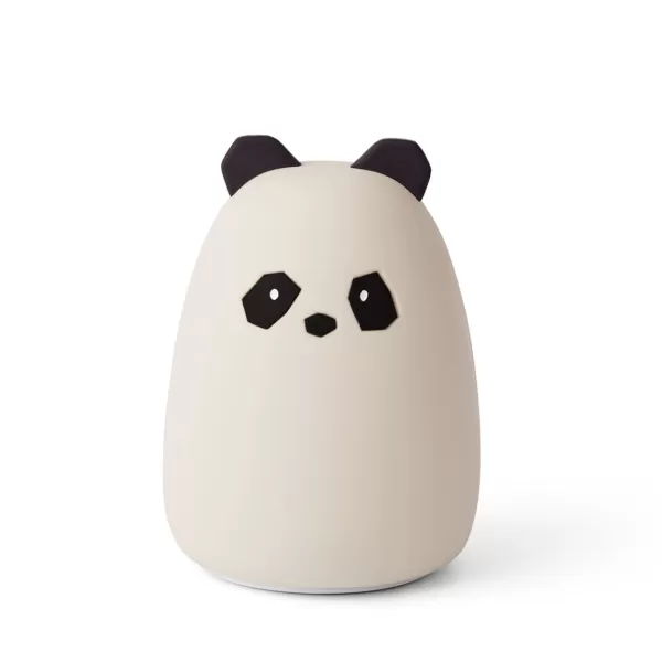 Sale Liewood Veilleuse Winston Panda En Silicone - Creme