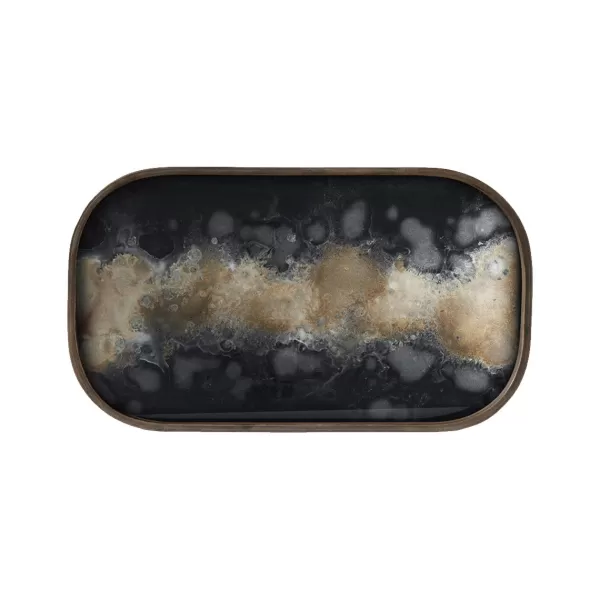 Best Sale Ethnicraft Vide Poche En Verre Black Organic